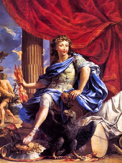 Charles Poerson Portrait of Louis XIV Sweden oil painting art